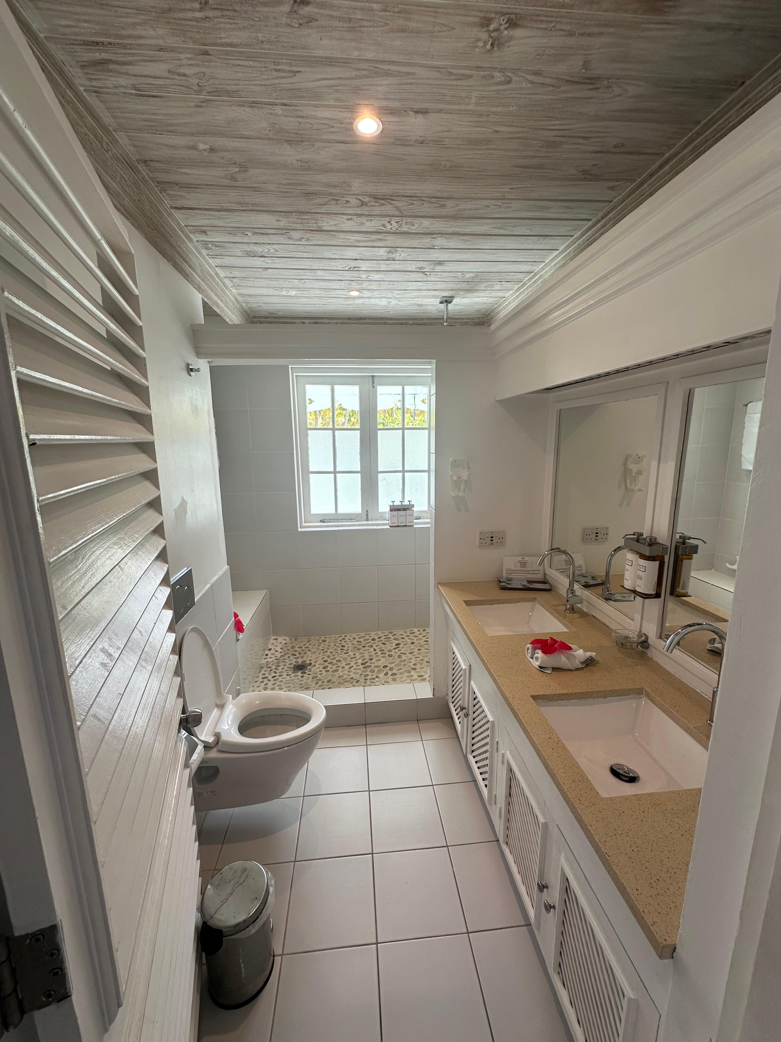 The bathroom