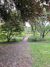 Walking to the manor