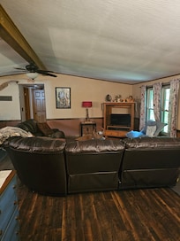 Comfortable relaxation after a long day hiking and sightseeing.