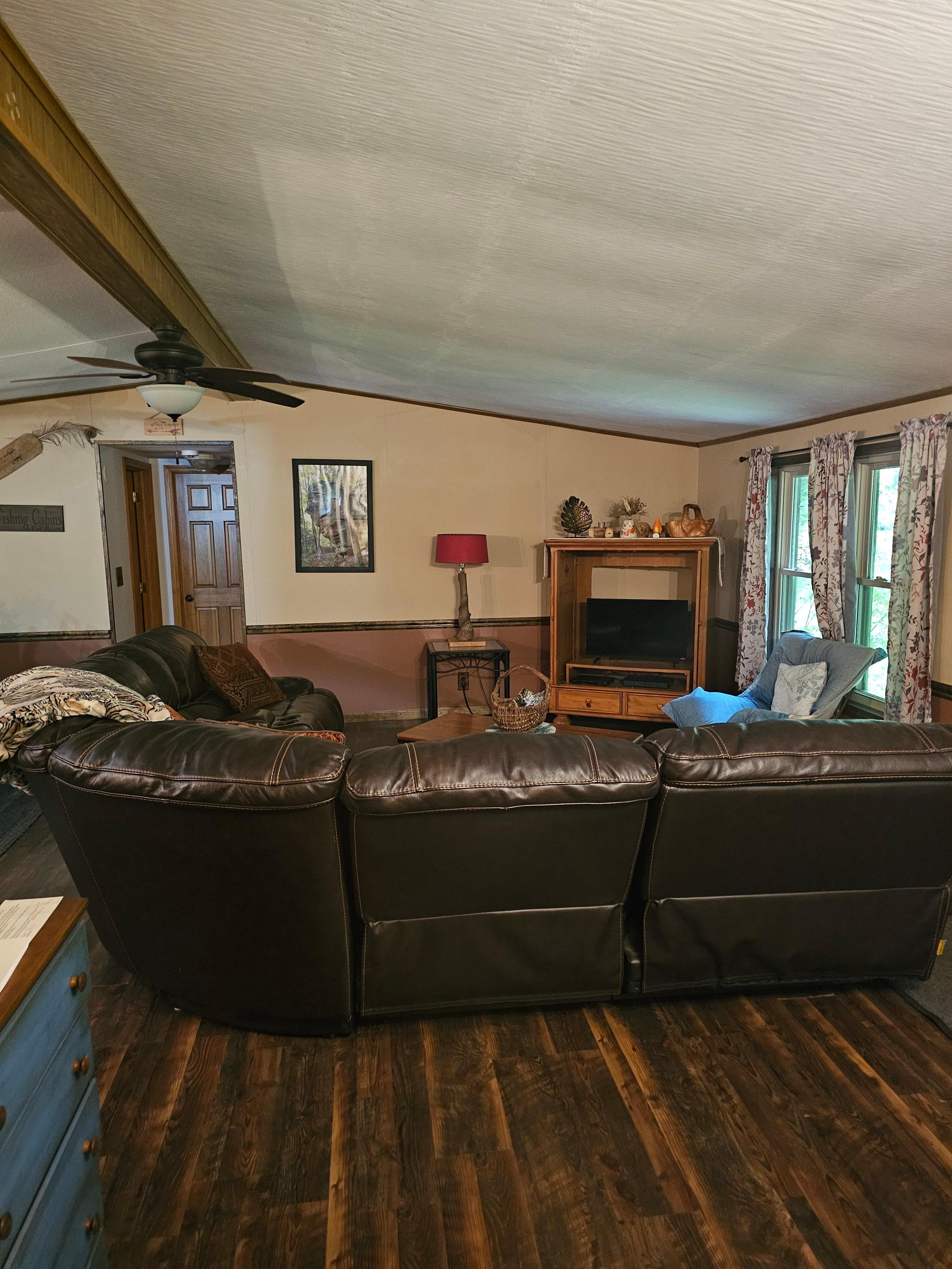 Comfortable relaxation after a long day hiking and sightseeing. 
