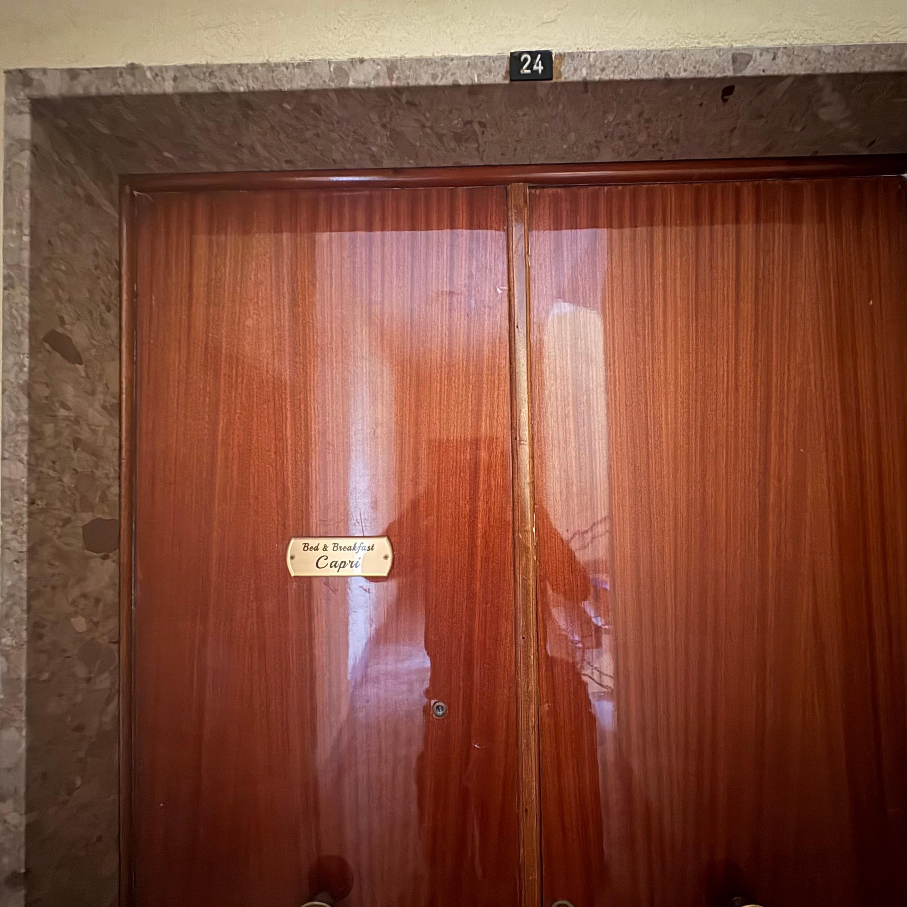 Unit 24 is located up south staircase or elevator 