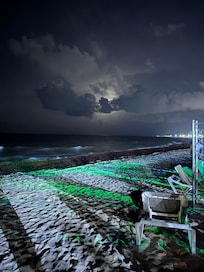 Night view at beach