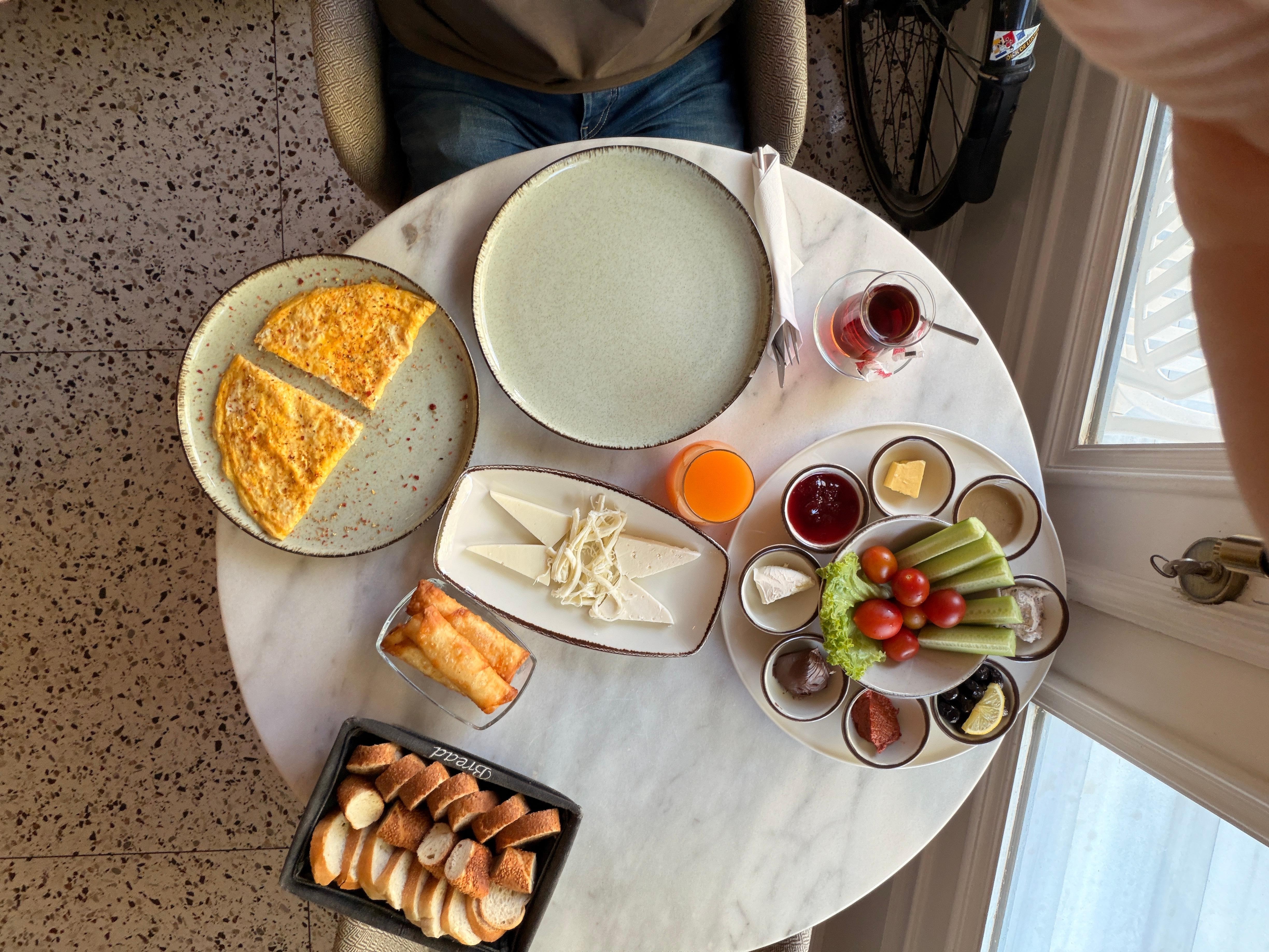 Petit déjeuner compris !