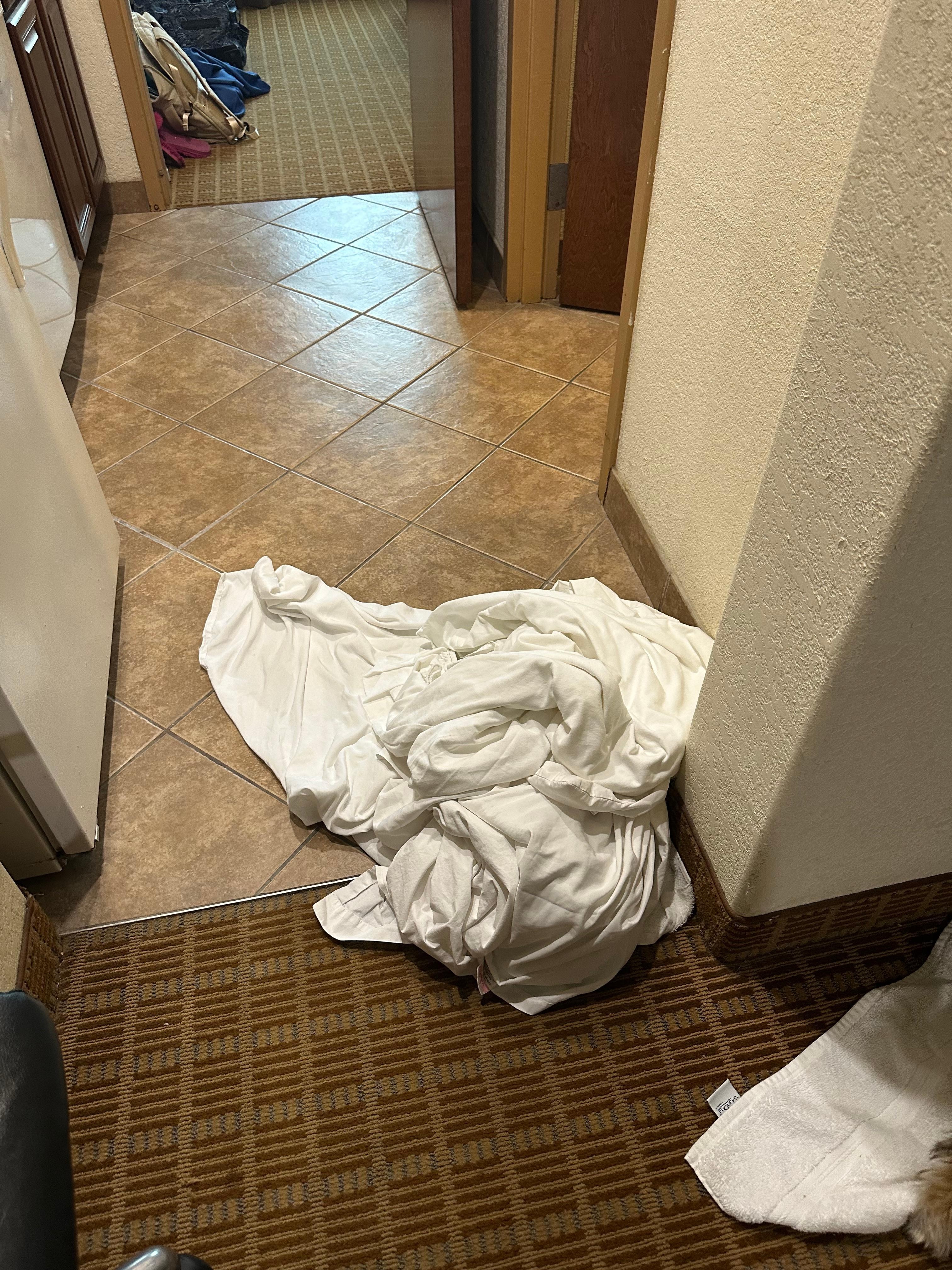 Never got my room clean 