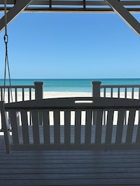 view from hot tub area