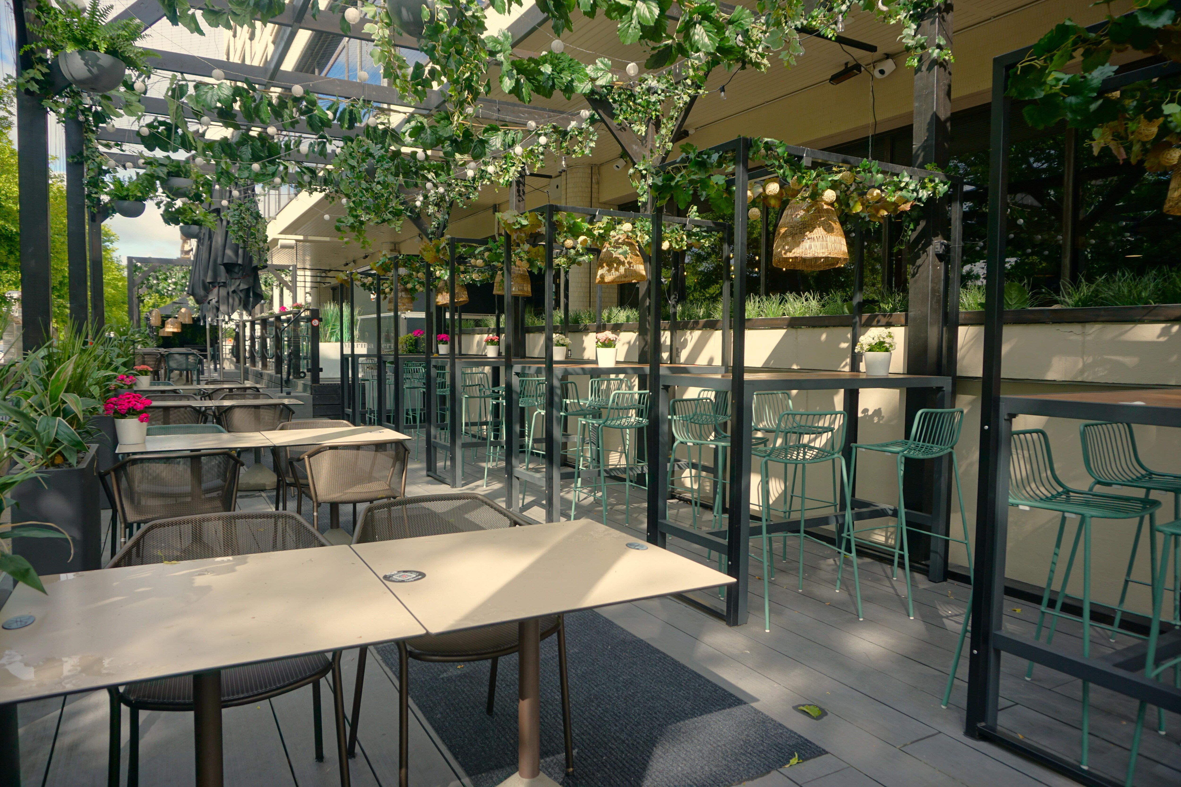 The summer terrace