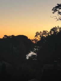 Sunrise from our terrace.