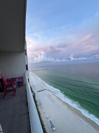 Balcony view to left
