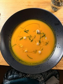 Delicious pumpkin soup