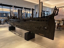 Amazing art throughout hotel lobby.