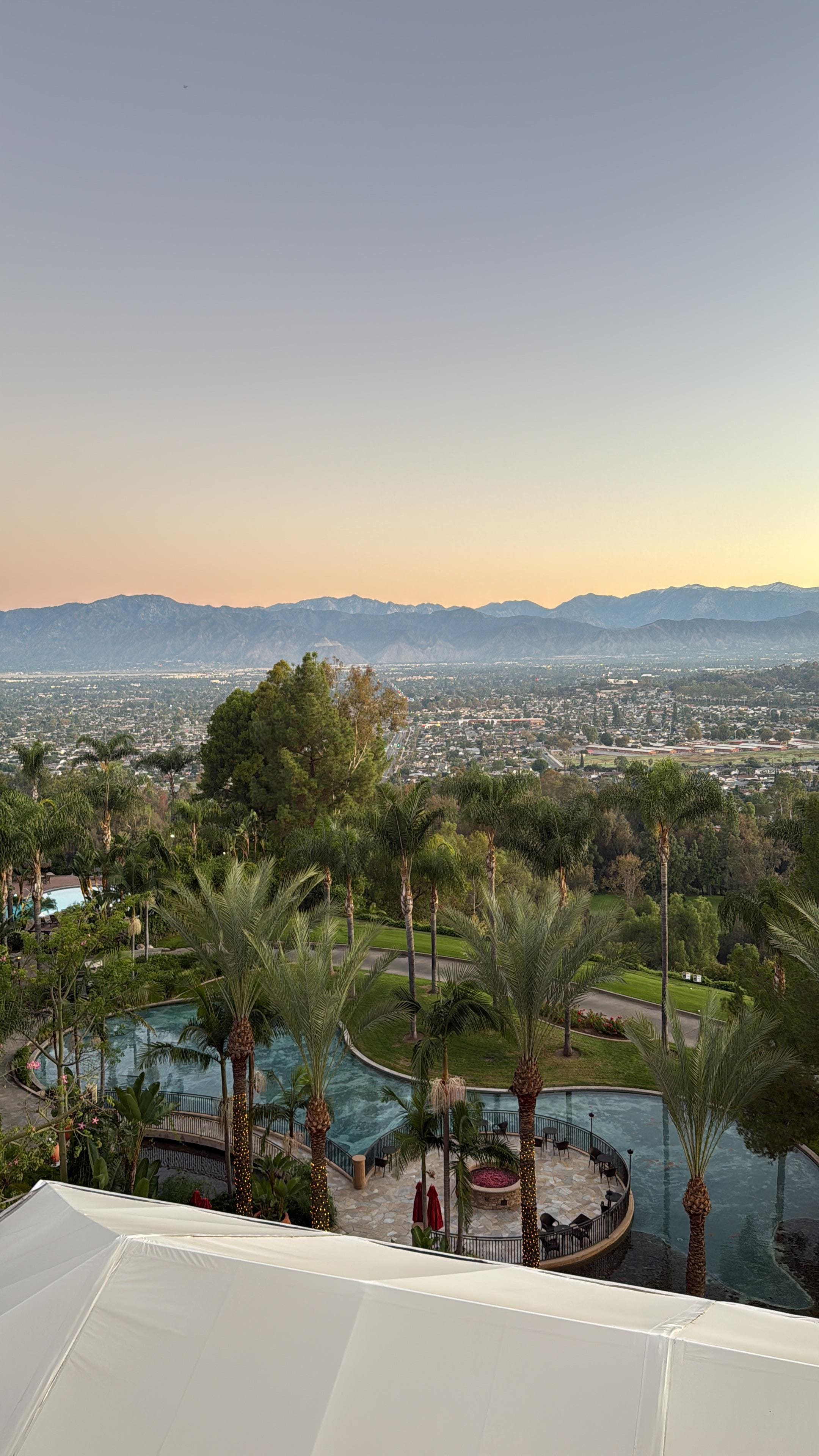 The view from our room on the 2nd floor 