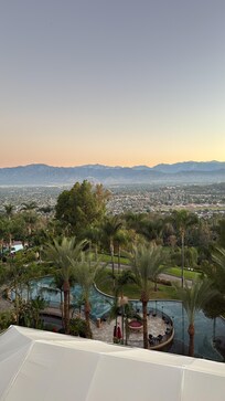 The view from our room on the 2nd floor