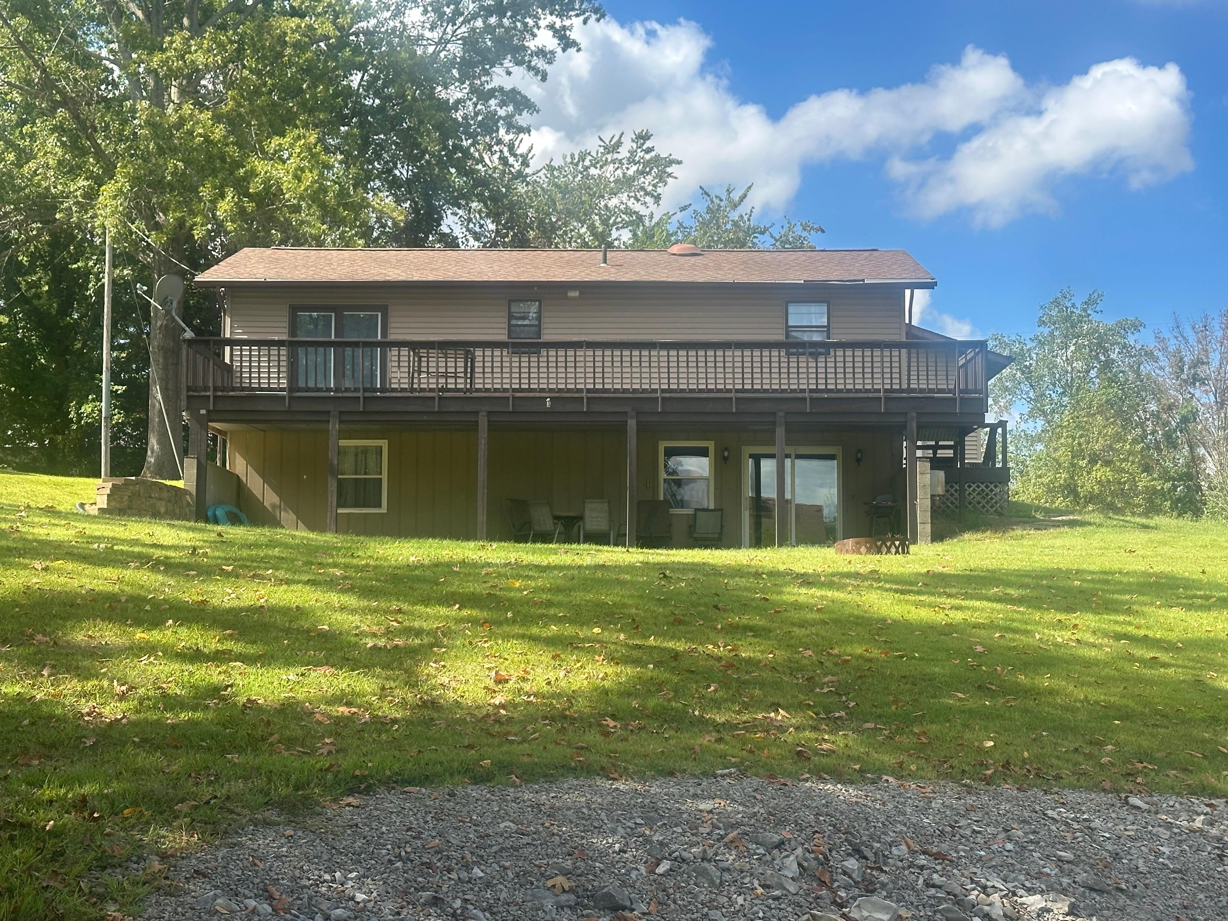 Rear view of the property 