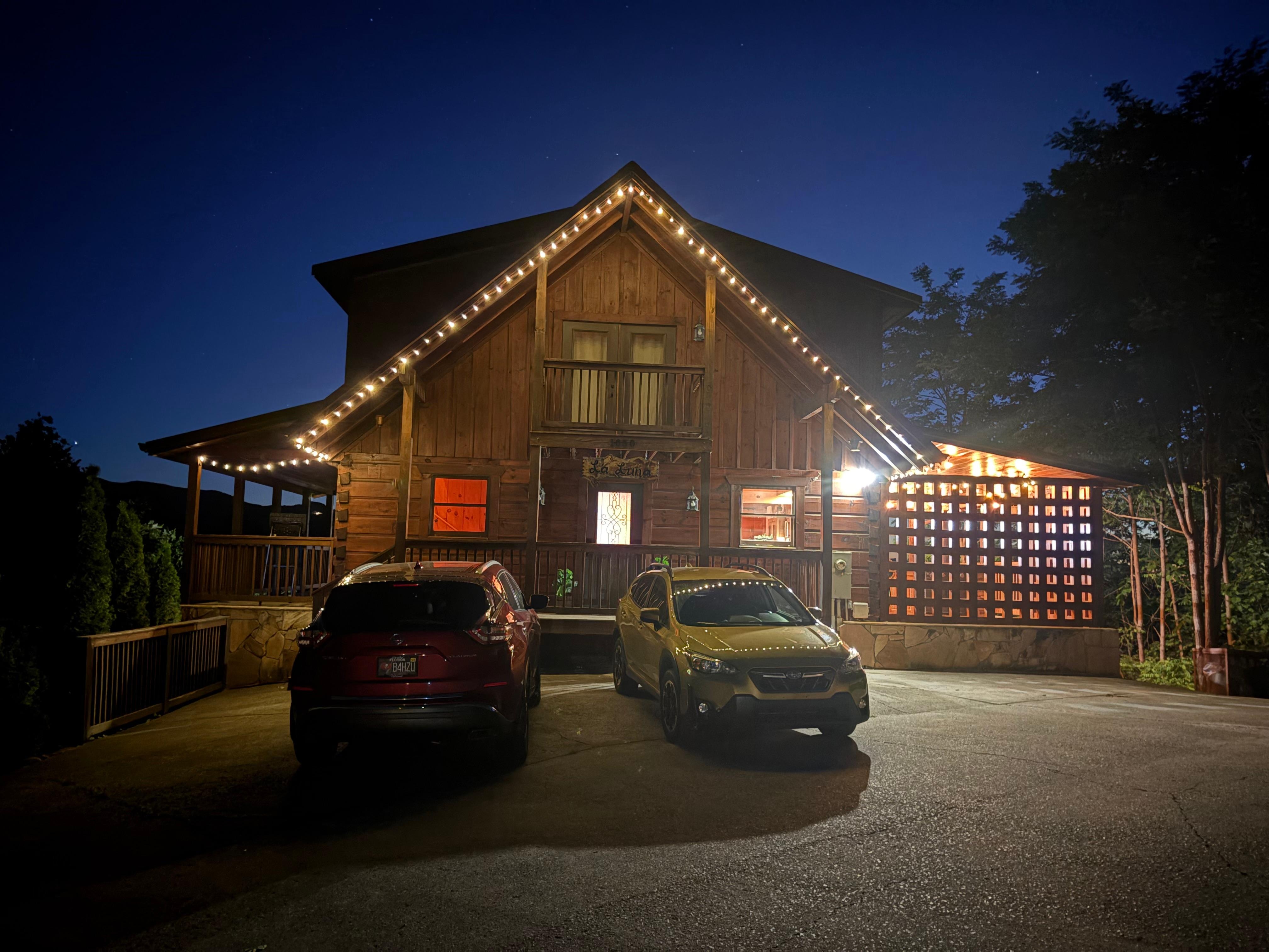 Front of cabin 