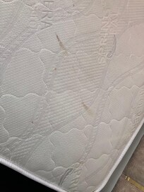 Wee stained mattresses