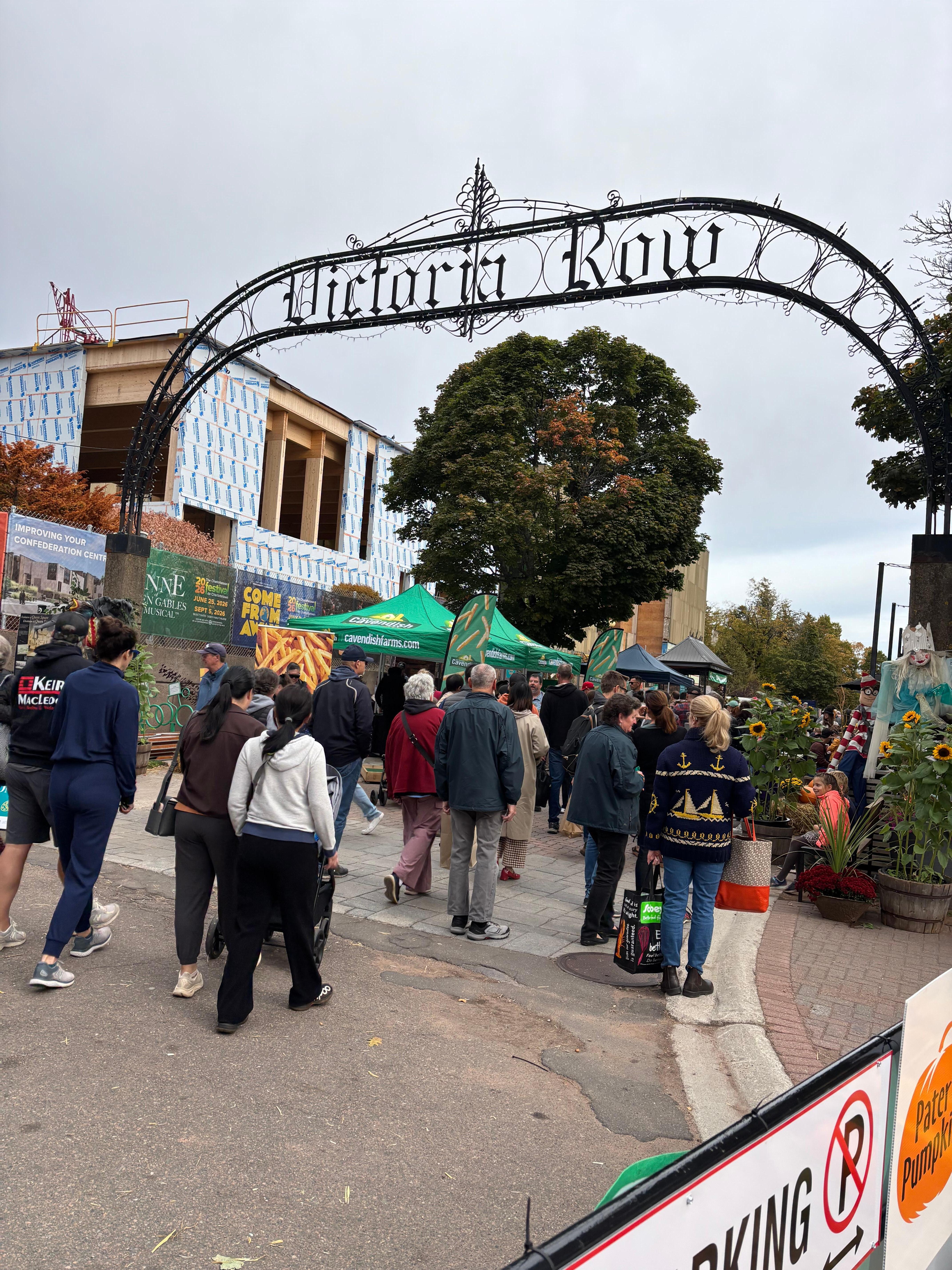 Victoria Row on Farm Day in the City 