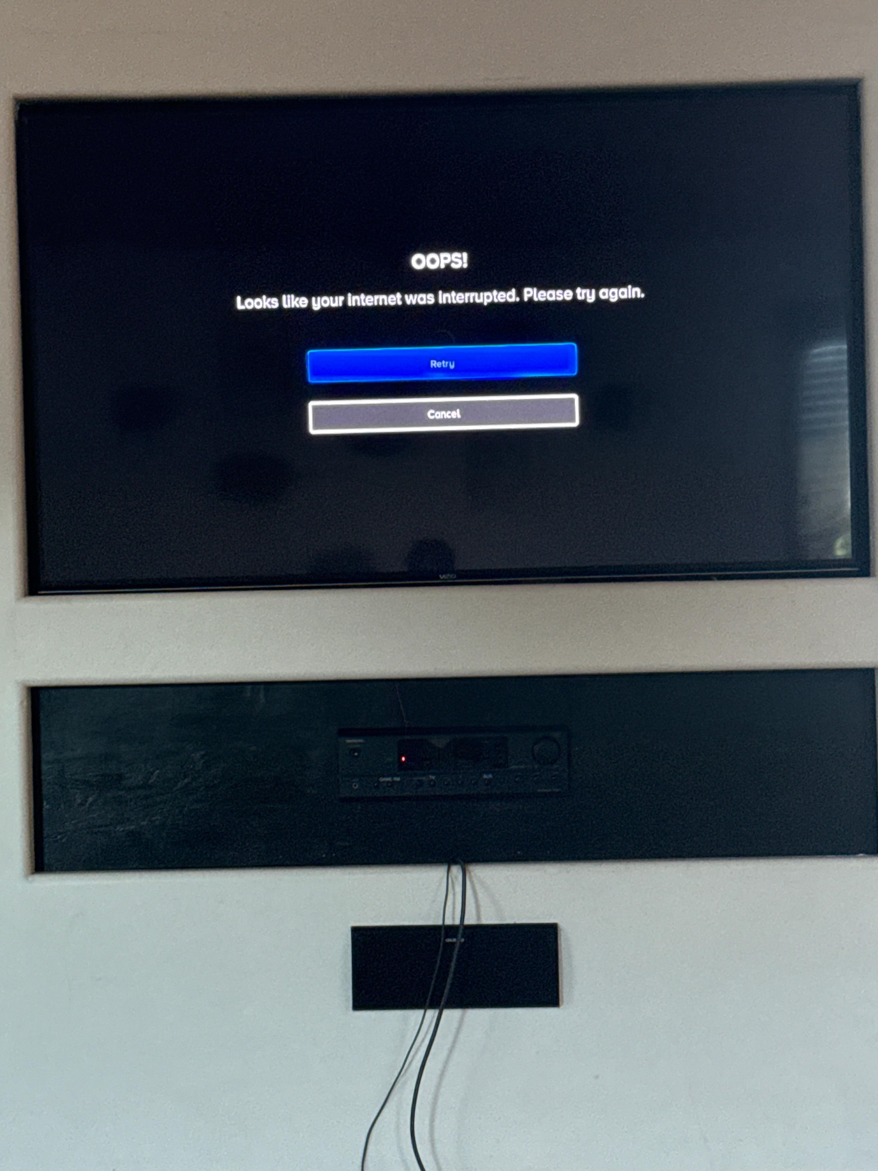 Apparently the owner said they would change the TVs and/or WiFi after we left. 