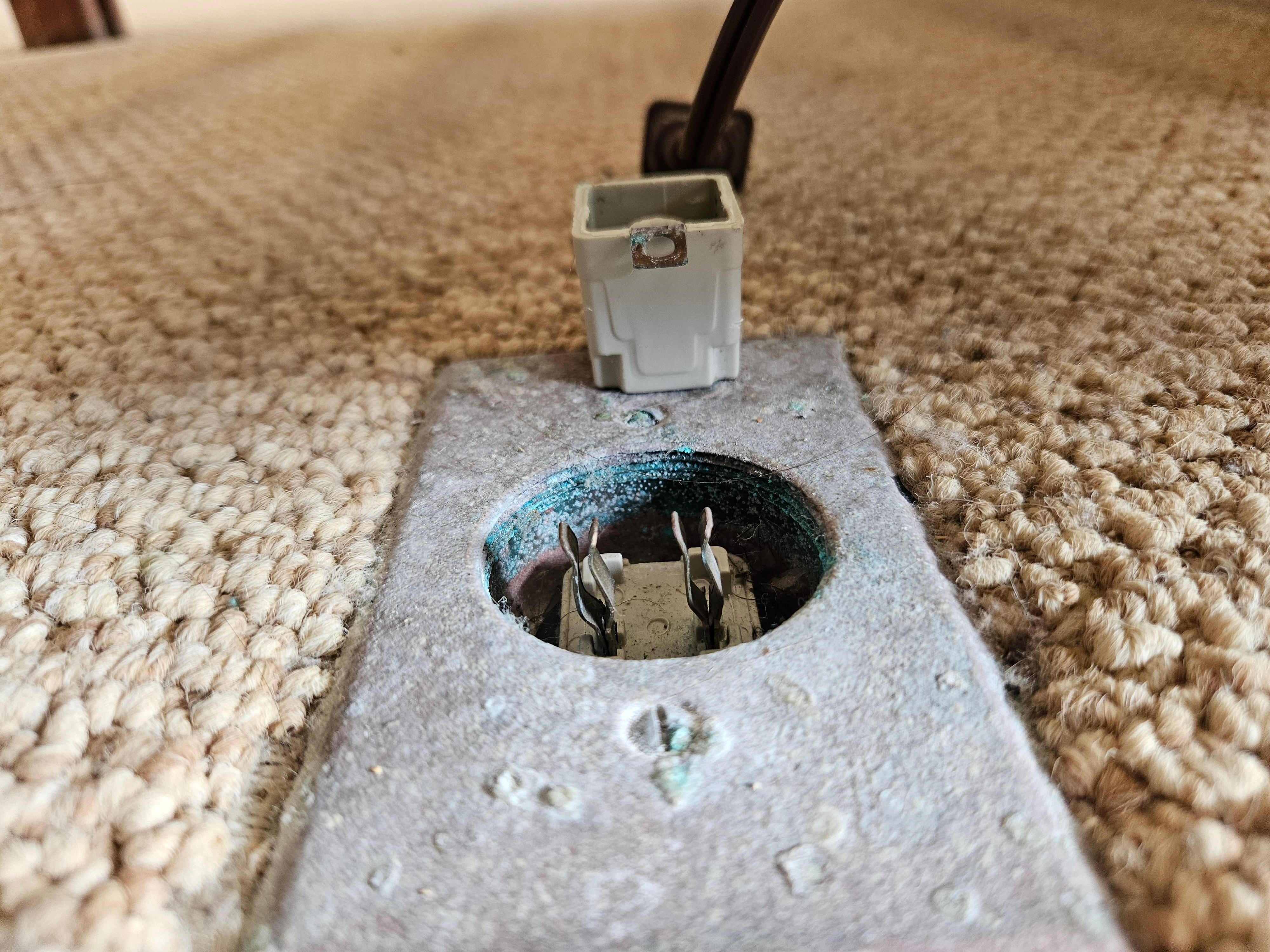 Exposed electrical wires