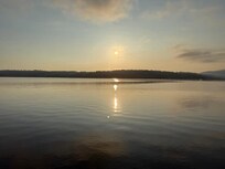 Sunrise view from the dock.