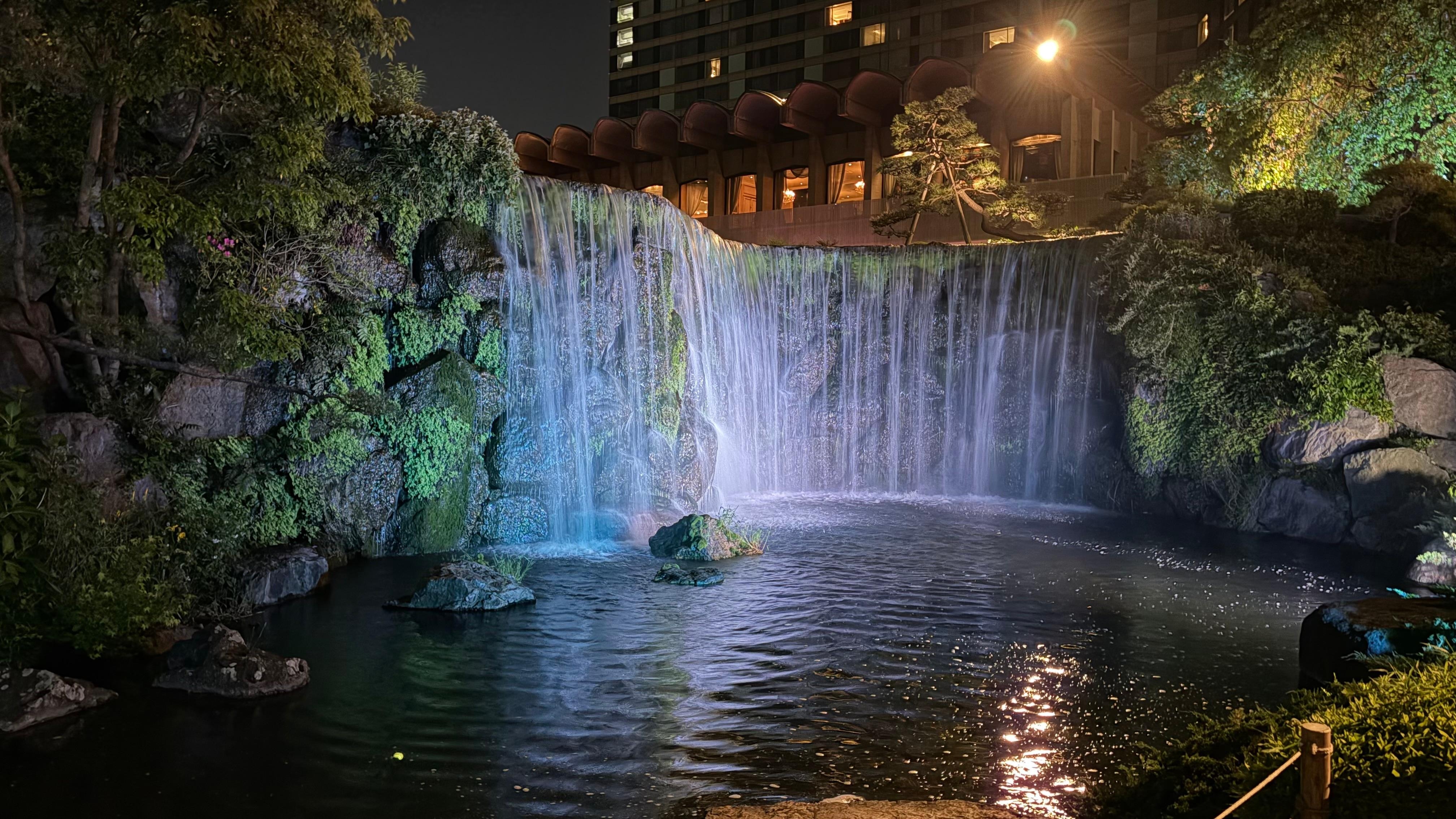 Gardens at night