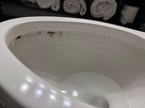 Room 249 dirty toilet