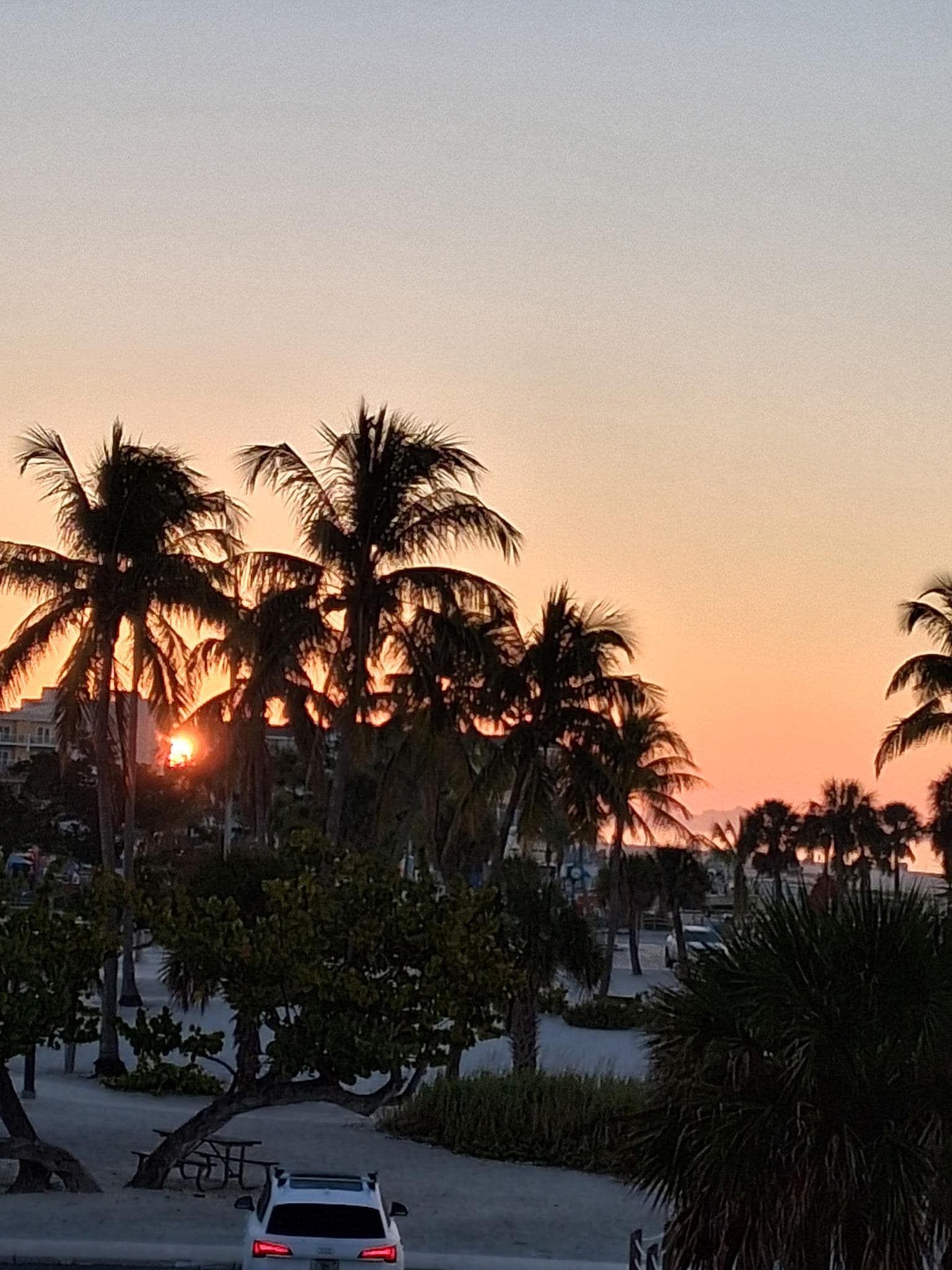 View from second floor balcony.