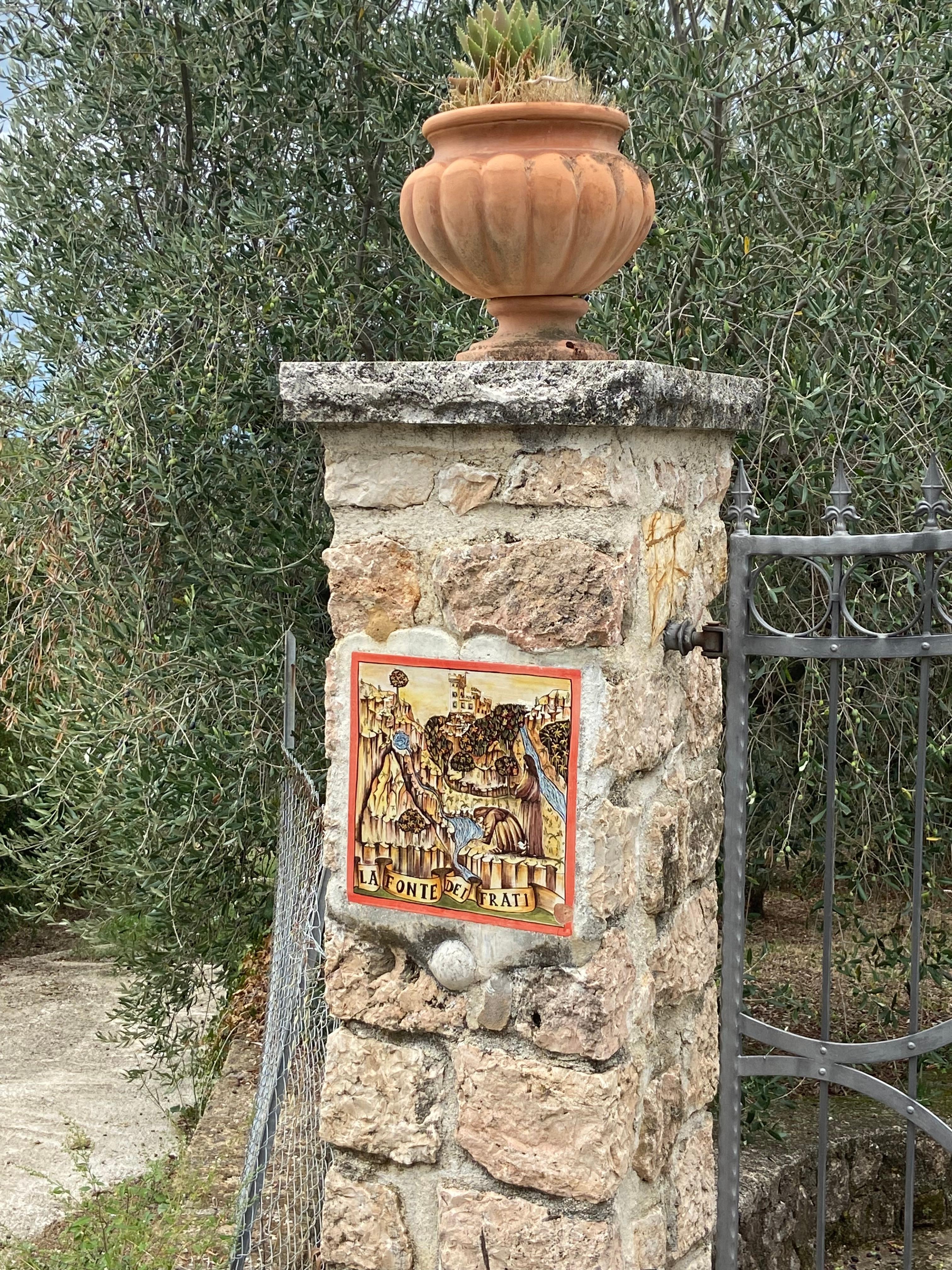 A very welcoming Gate provides security and a sense of history!