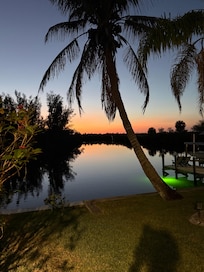 Sunset from the backyard!