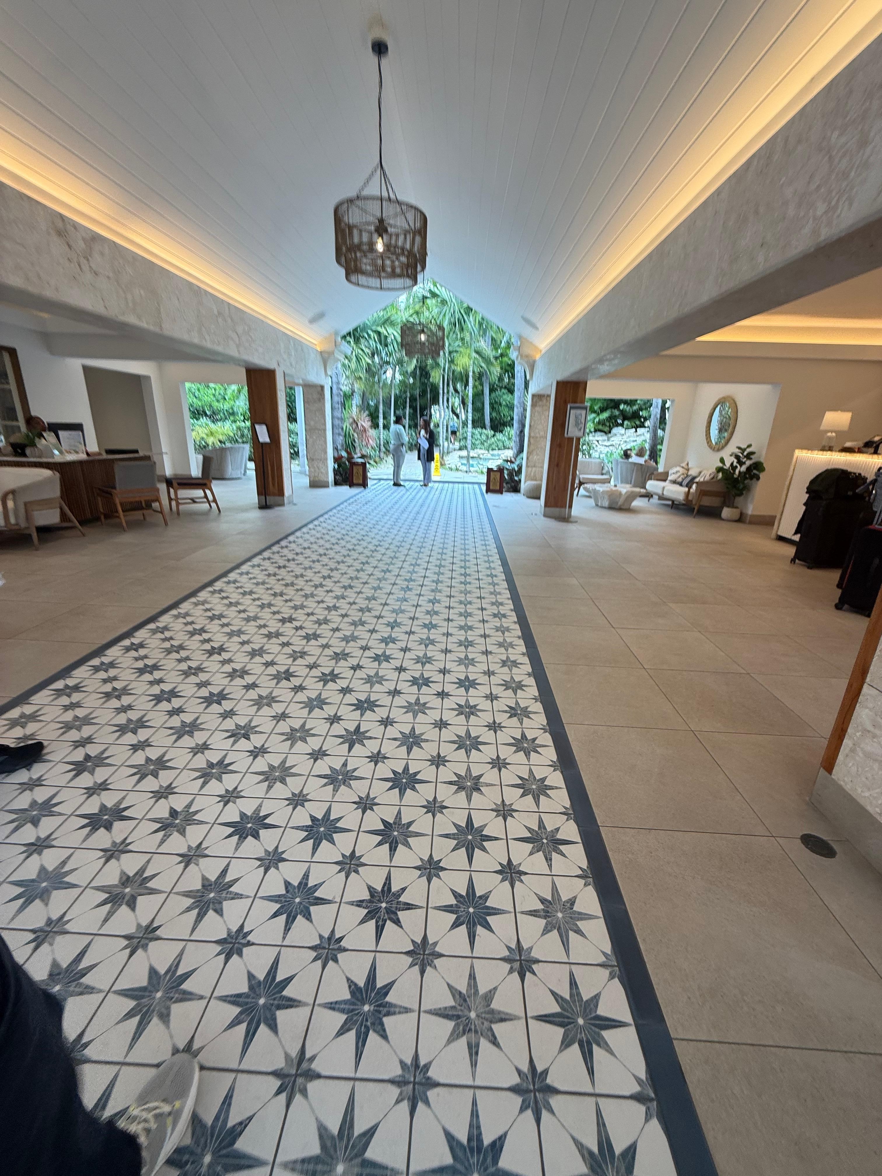 Got our welcome drinks when we first arrived 