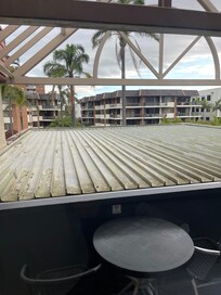 This is the view from the room.