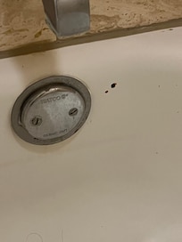 Stained tub