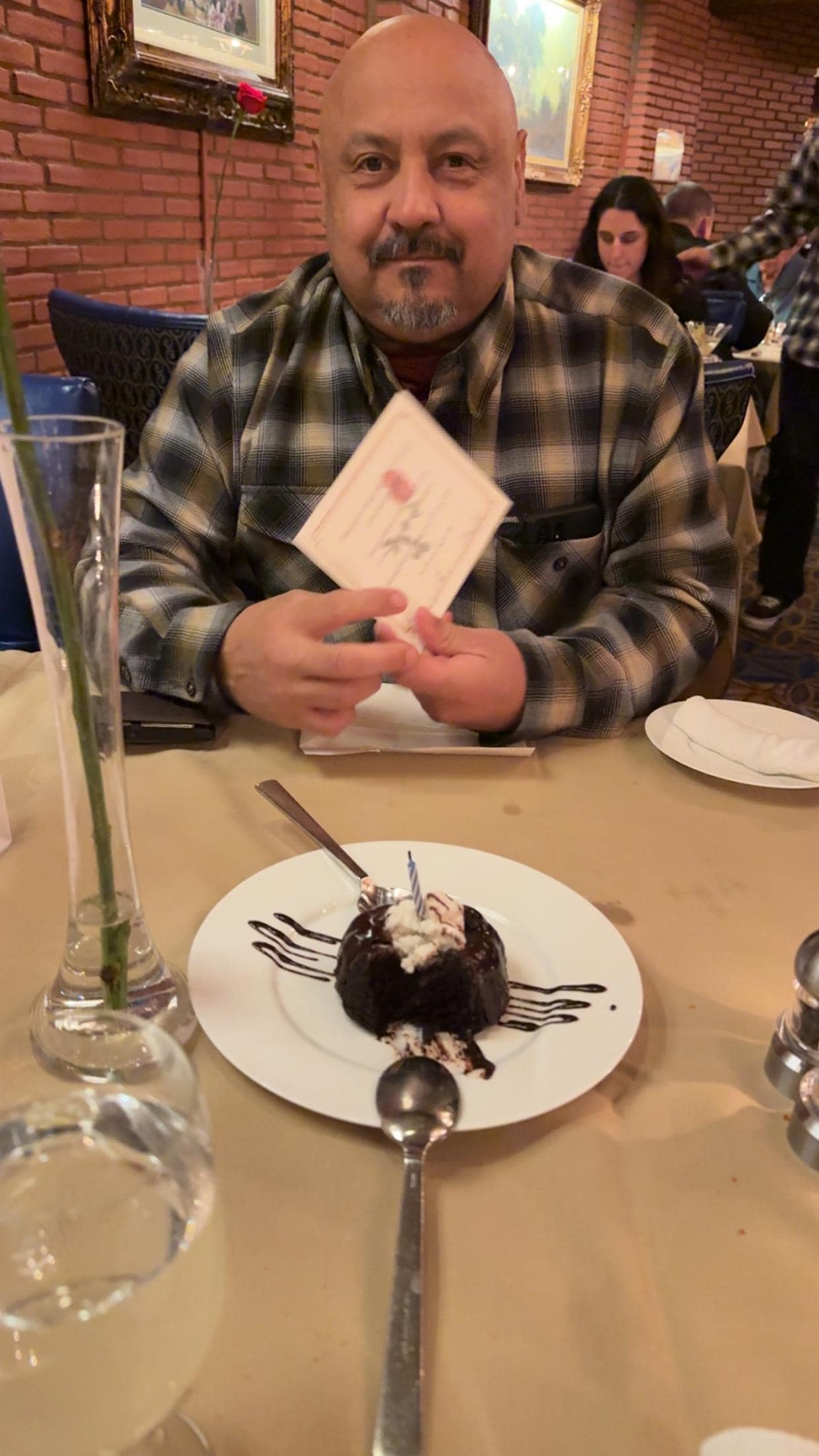 Had delicious dinner at Hugo’s Cellar. We shared the tomahawk. 