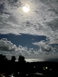 Full moon from villa