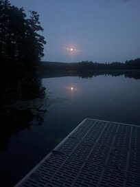 Full moon from the dock 8/7/25