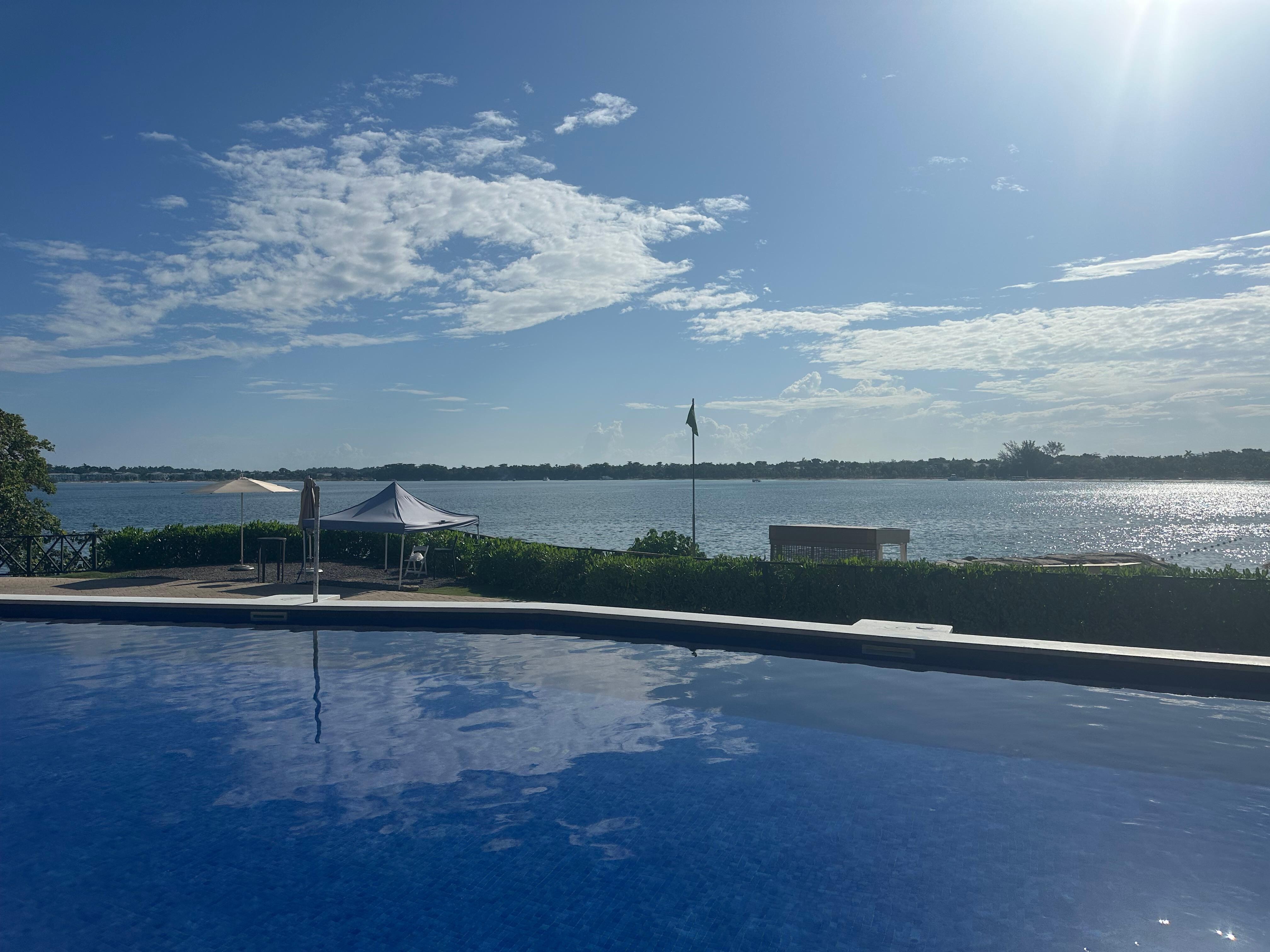 View from Hideaway pool