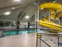 Waterslide and Pool