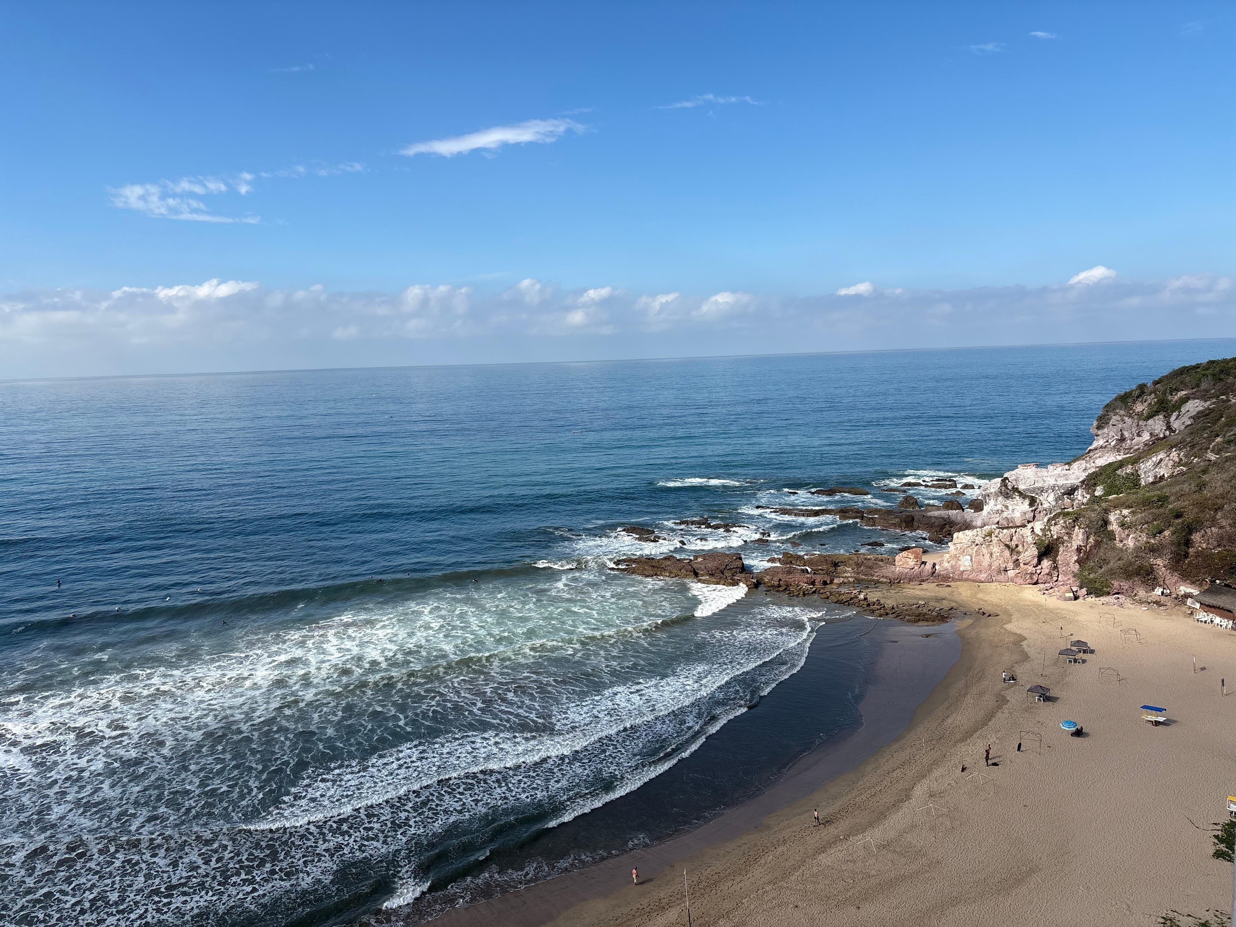 Happy hour view from balcony.