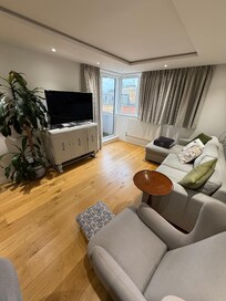 Nice family room to relax in after a long day of walking