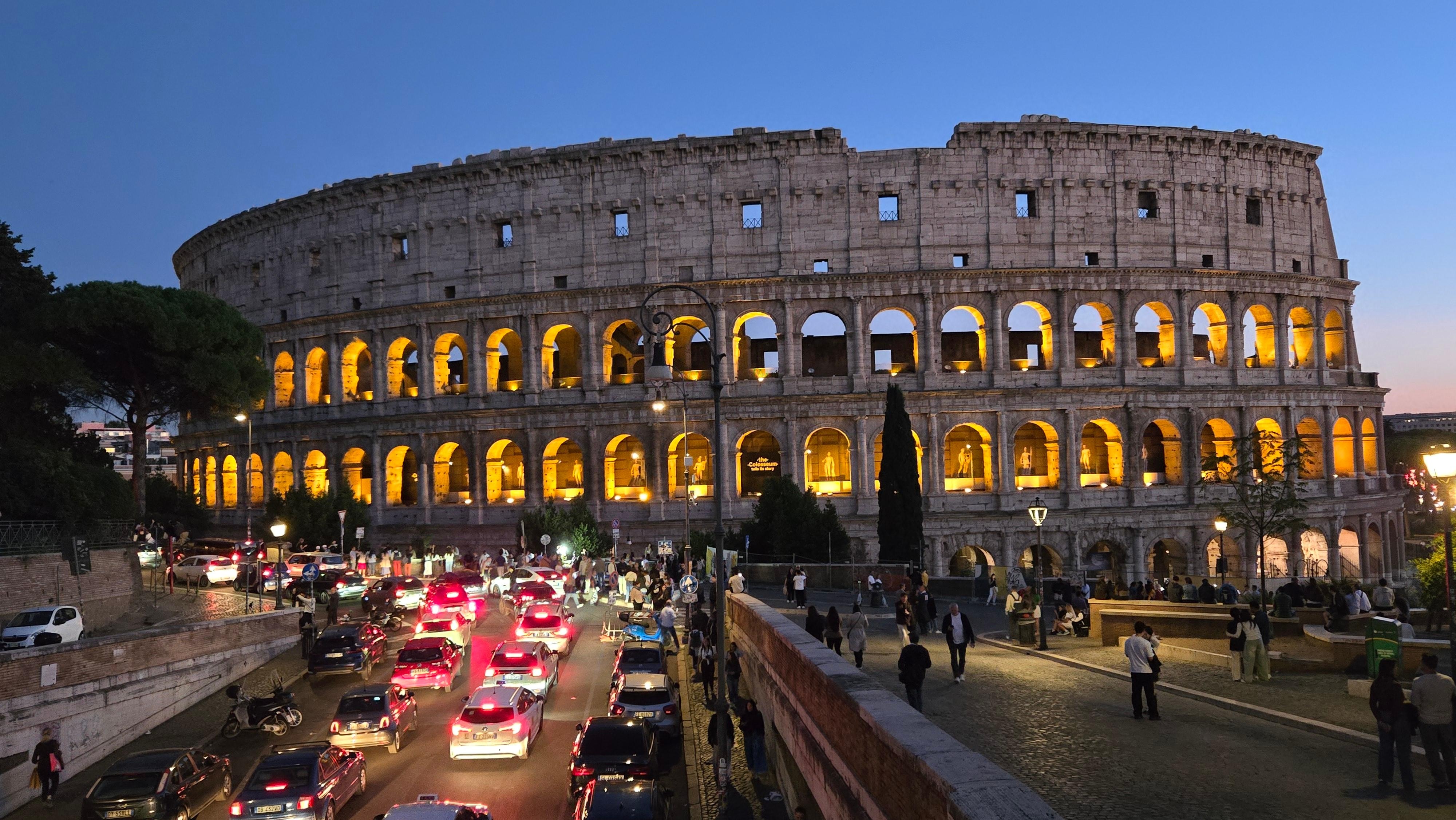 20 minute walk to the Coliseum, or an easy bus ride