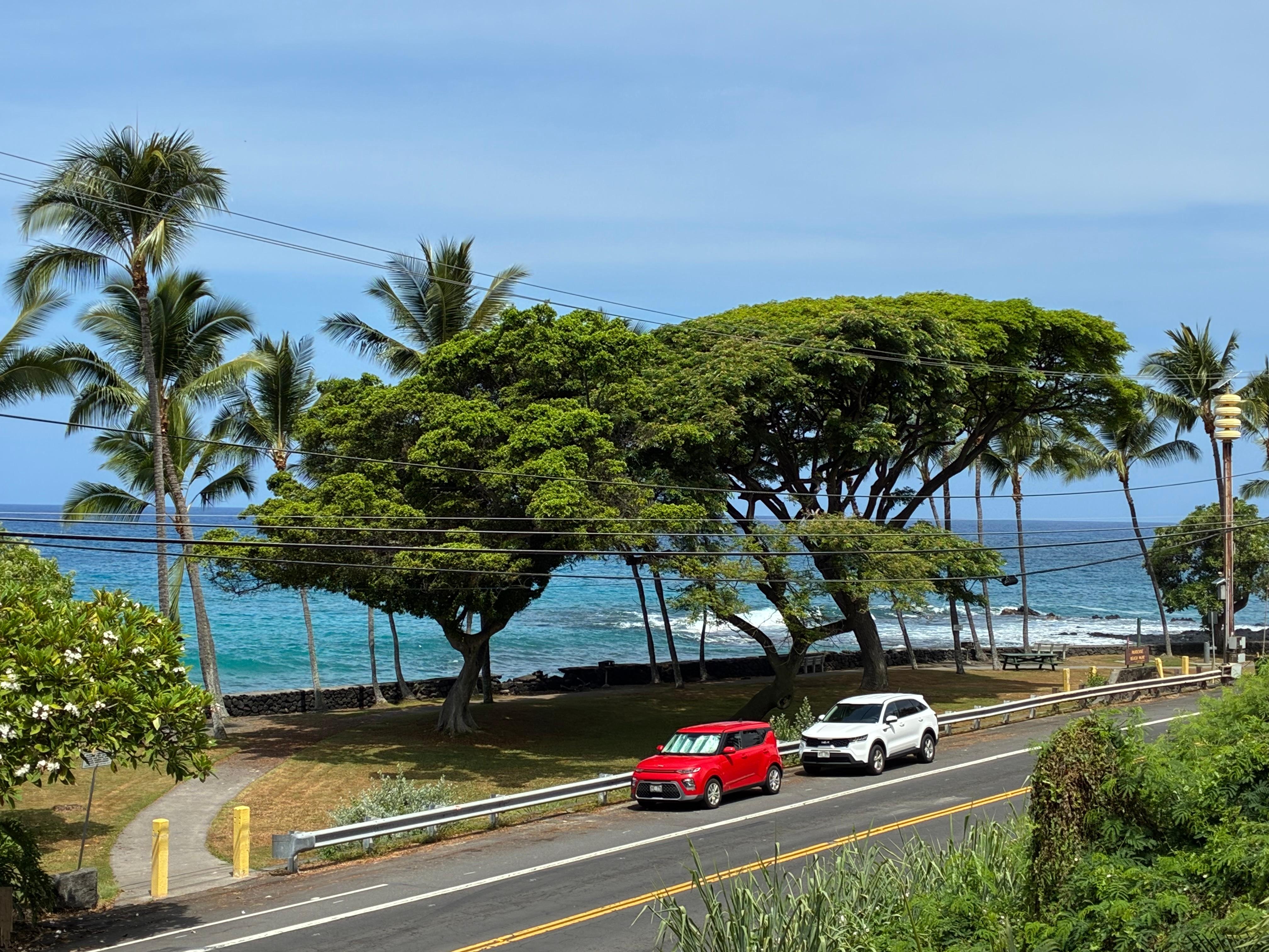 View from upstairs lanai- favorite spot to drink morning coffee!