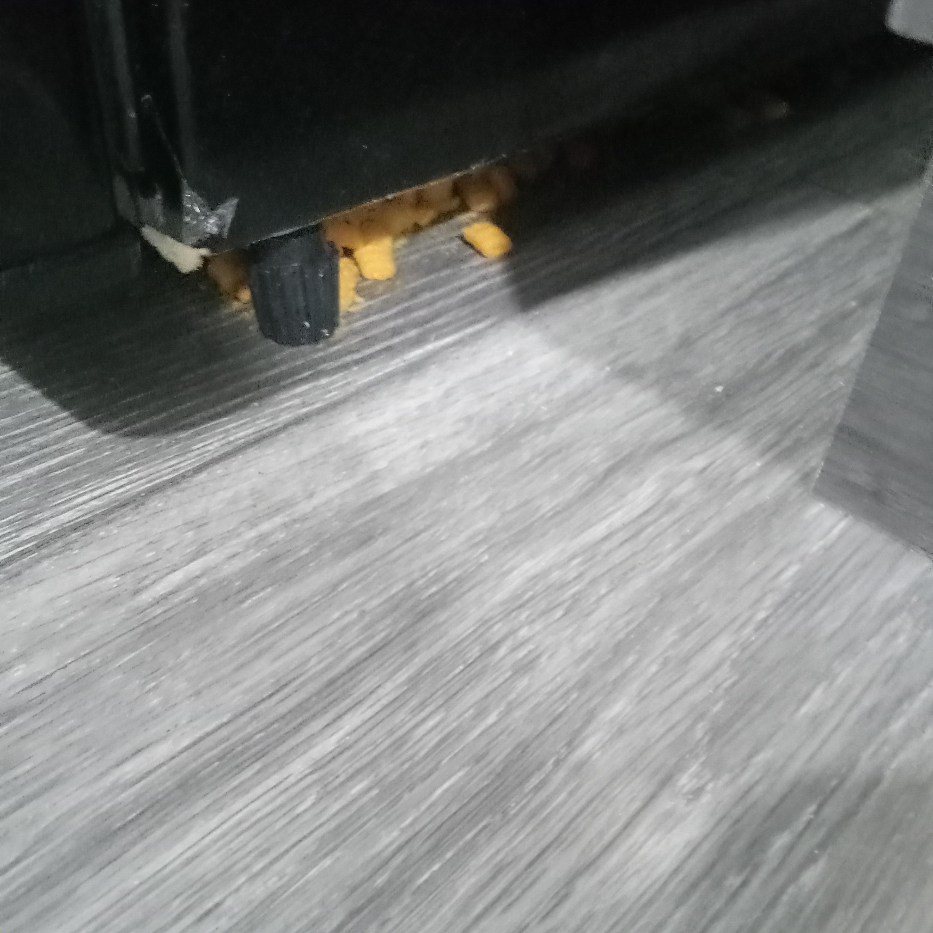Under fridge