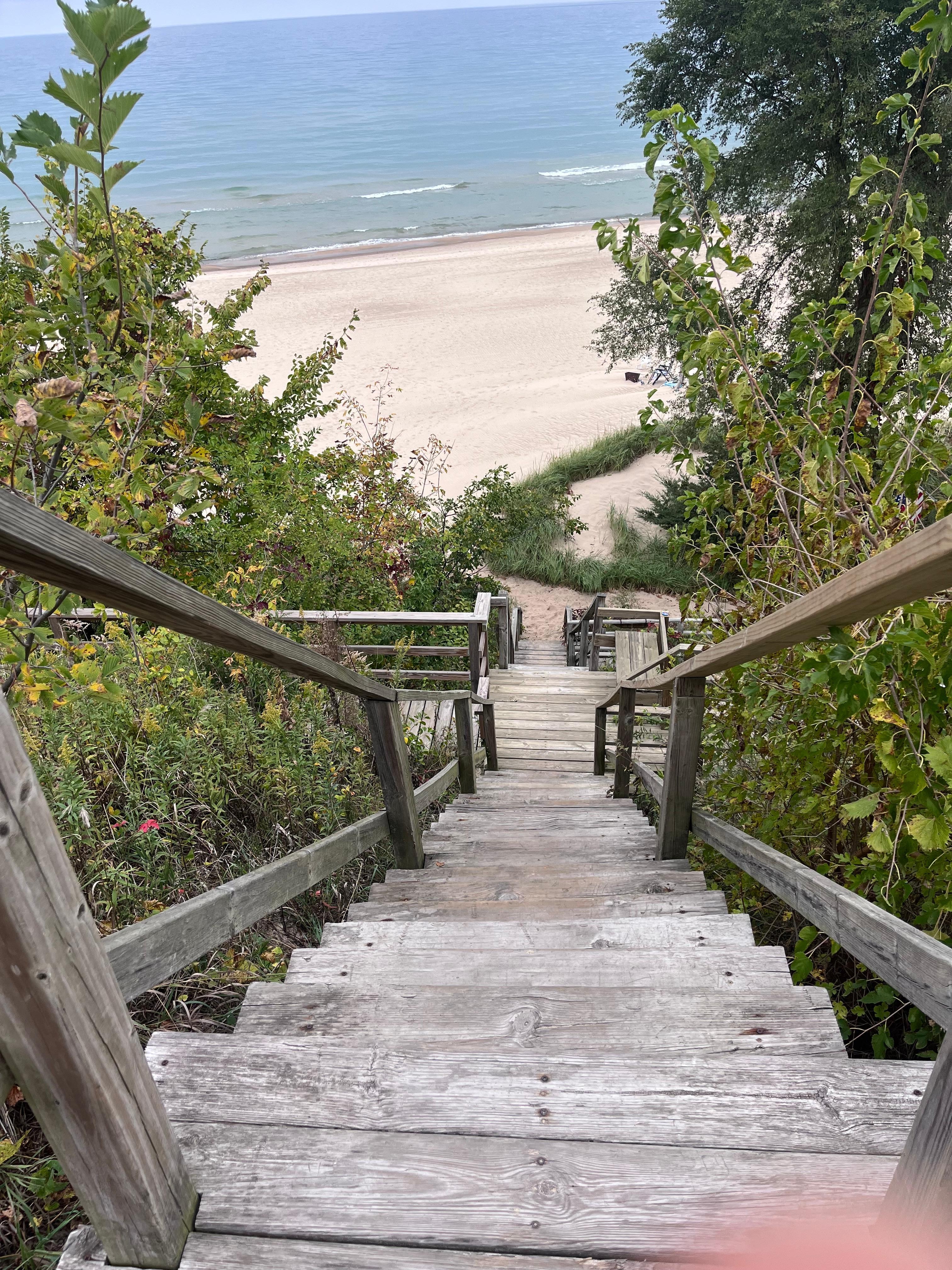 Stairs to beach