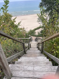 Stairs to beach