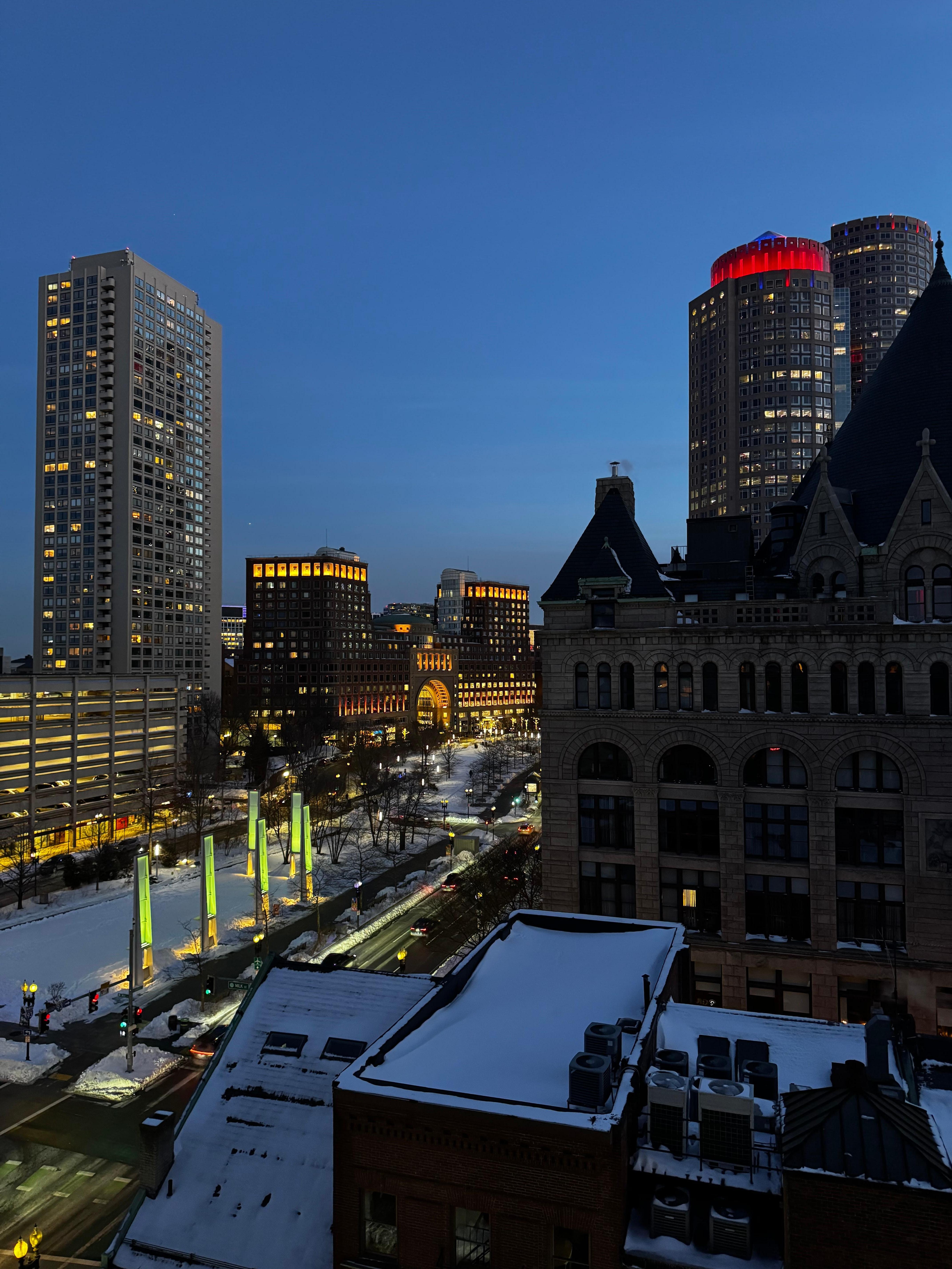 City view from room on the 8th floor