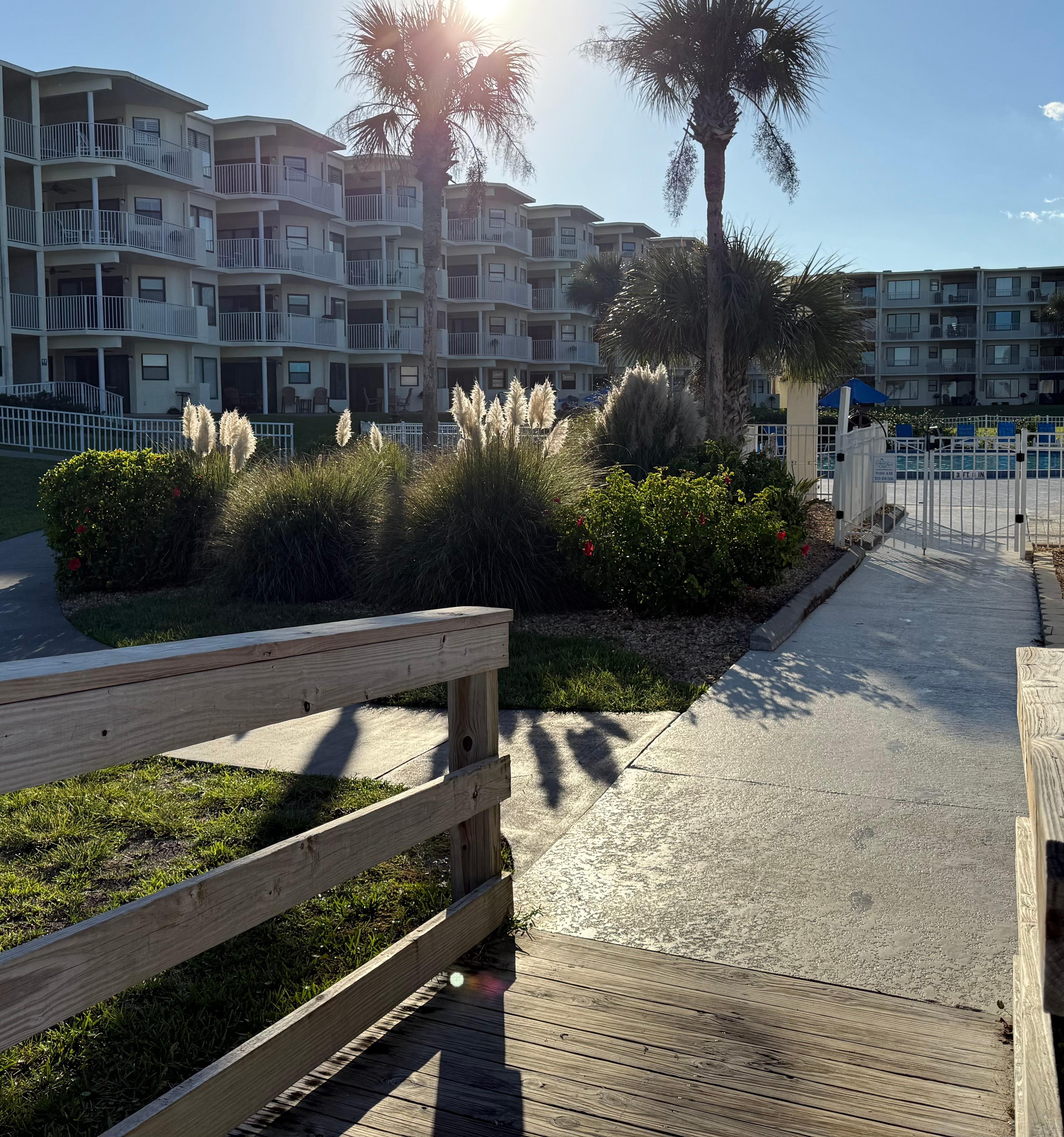 View of condo from boardwalk