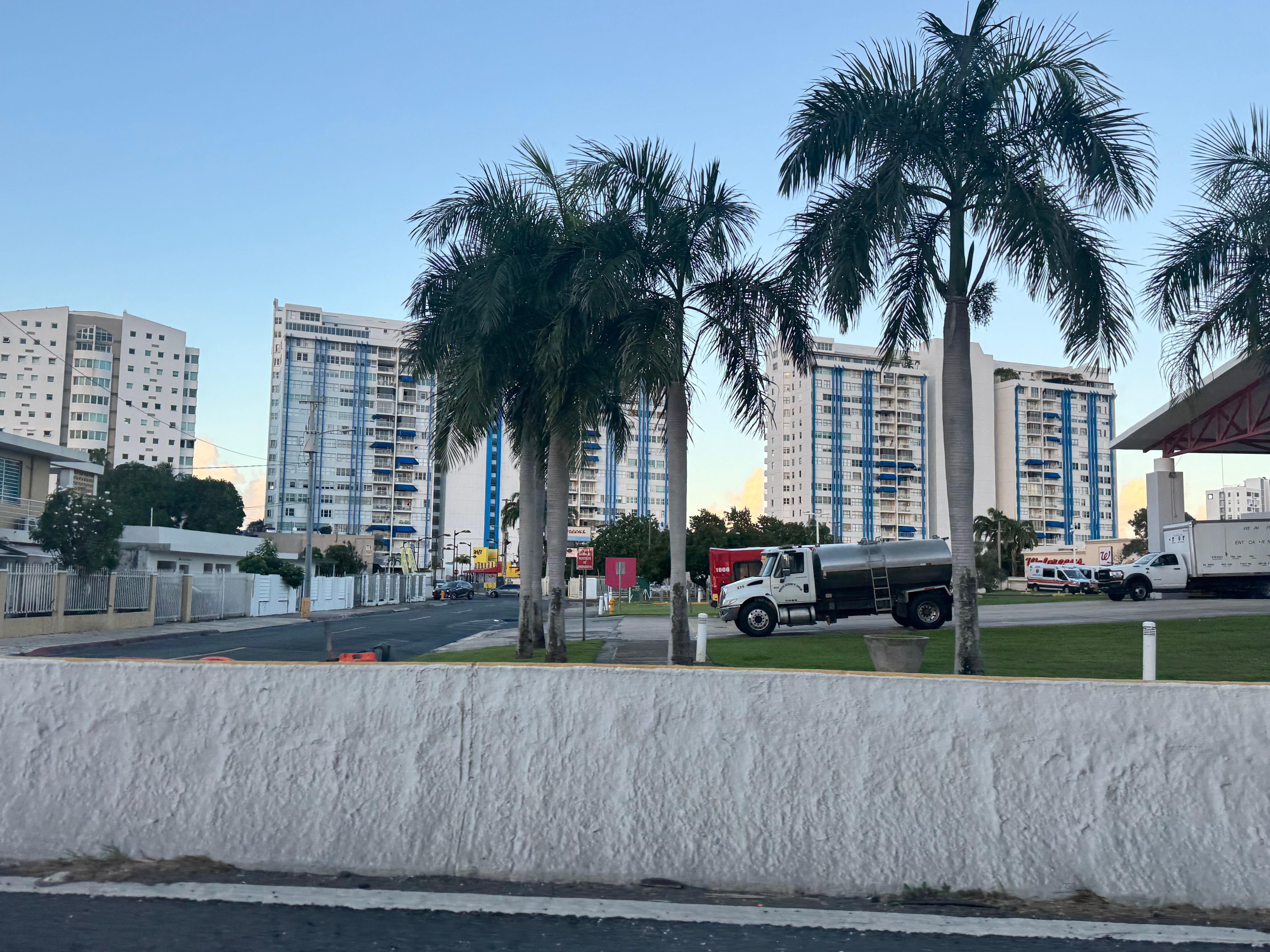 From the highway heading to old San Juan 
