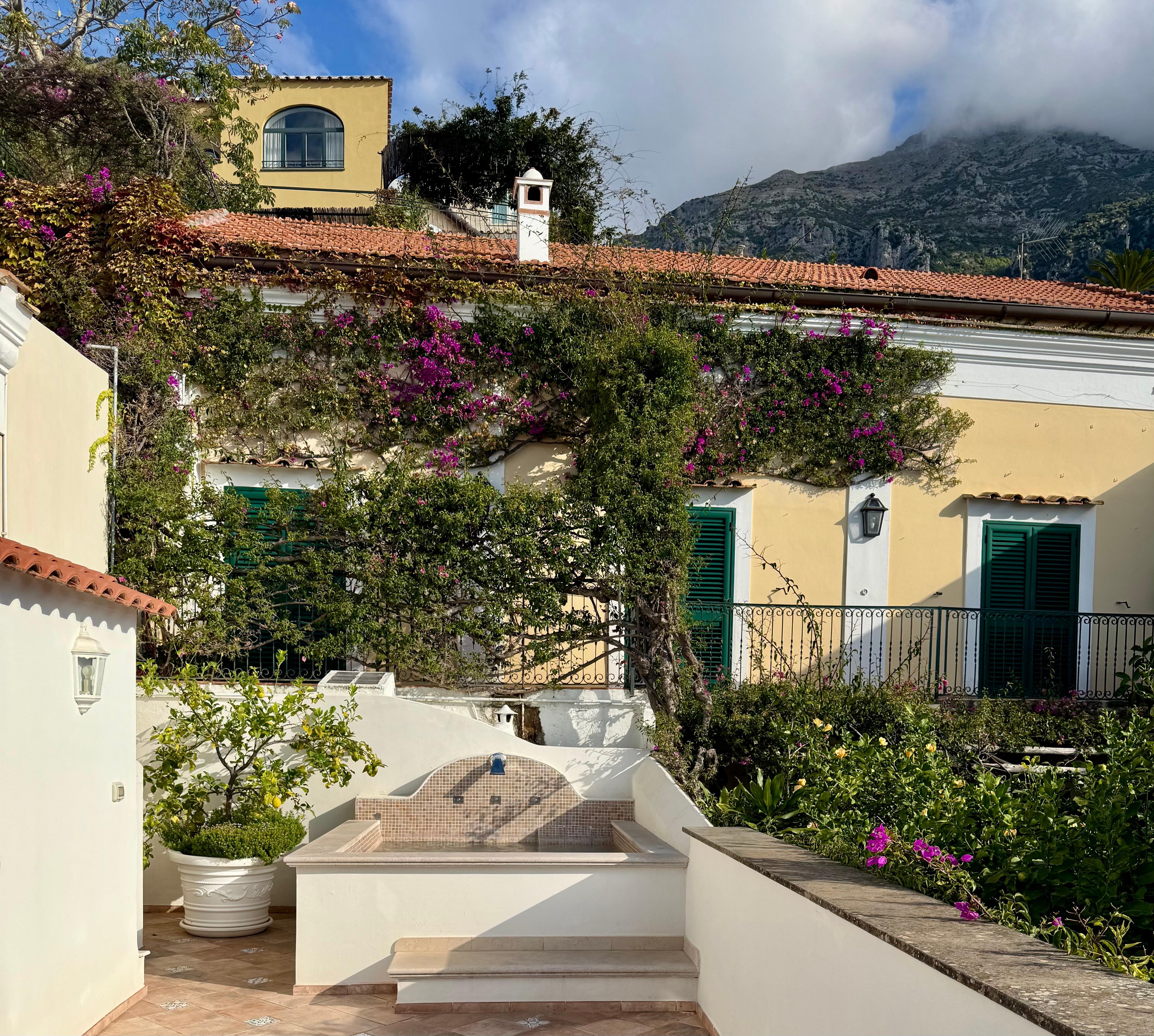 Beautiful outdoor spa.