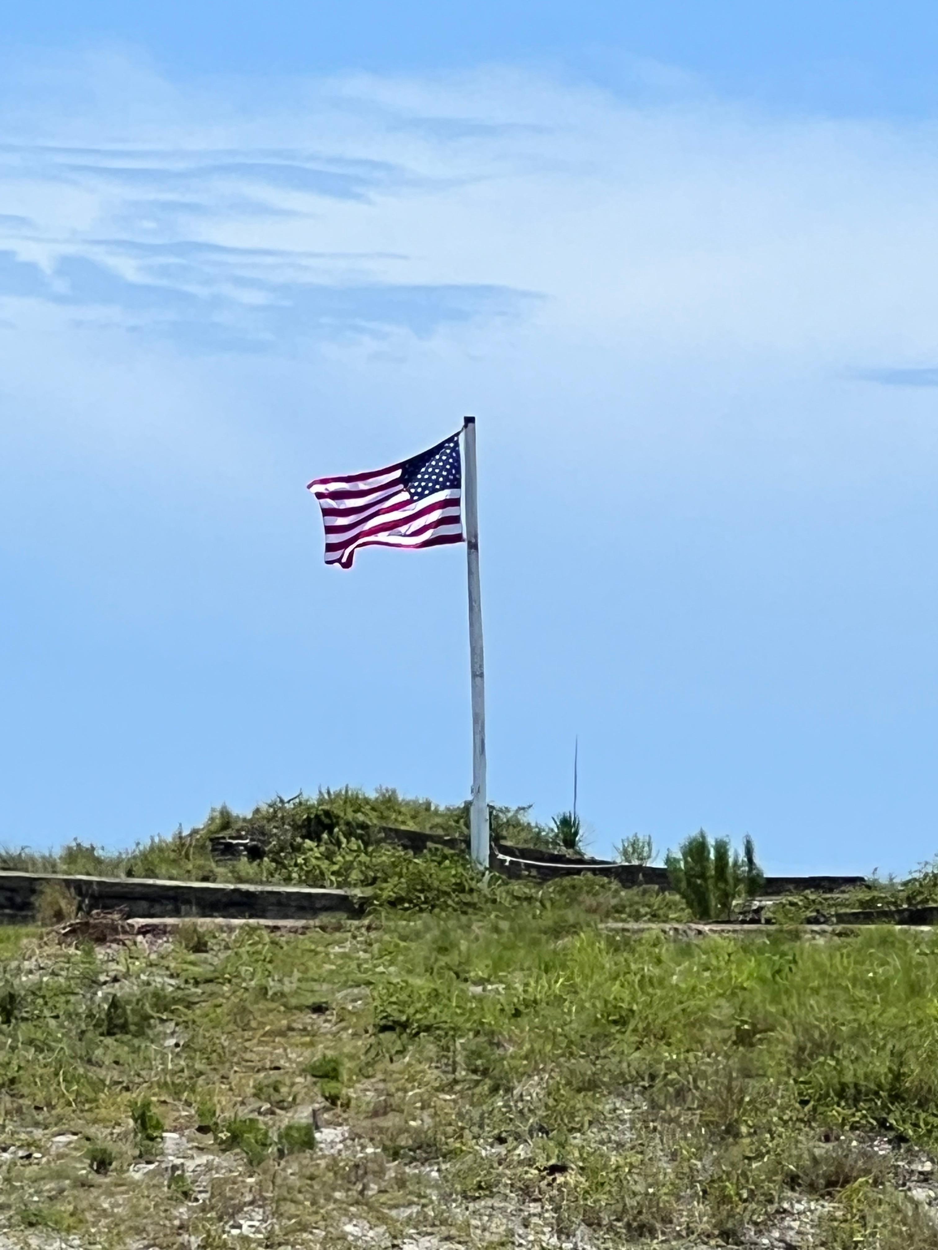Old glory at Fort Pickens
