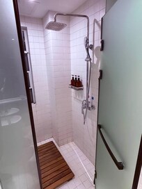 shower was very refreshing after a day of hiking.