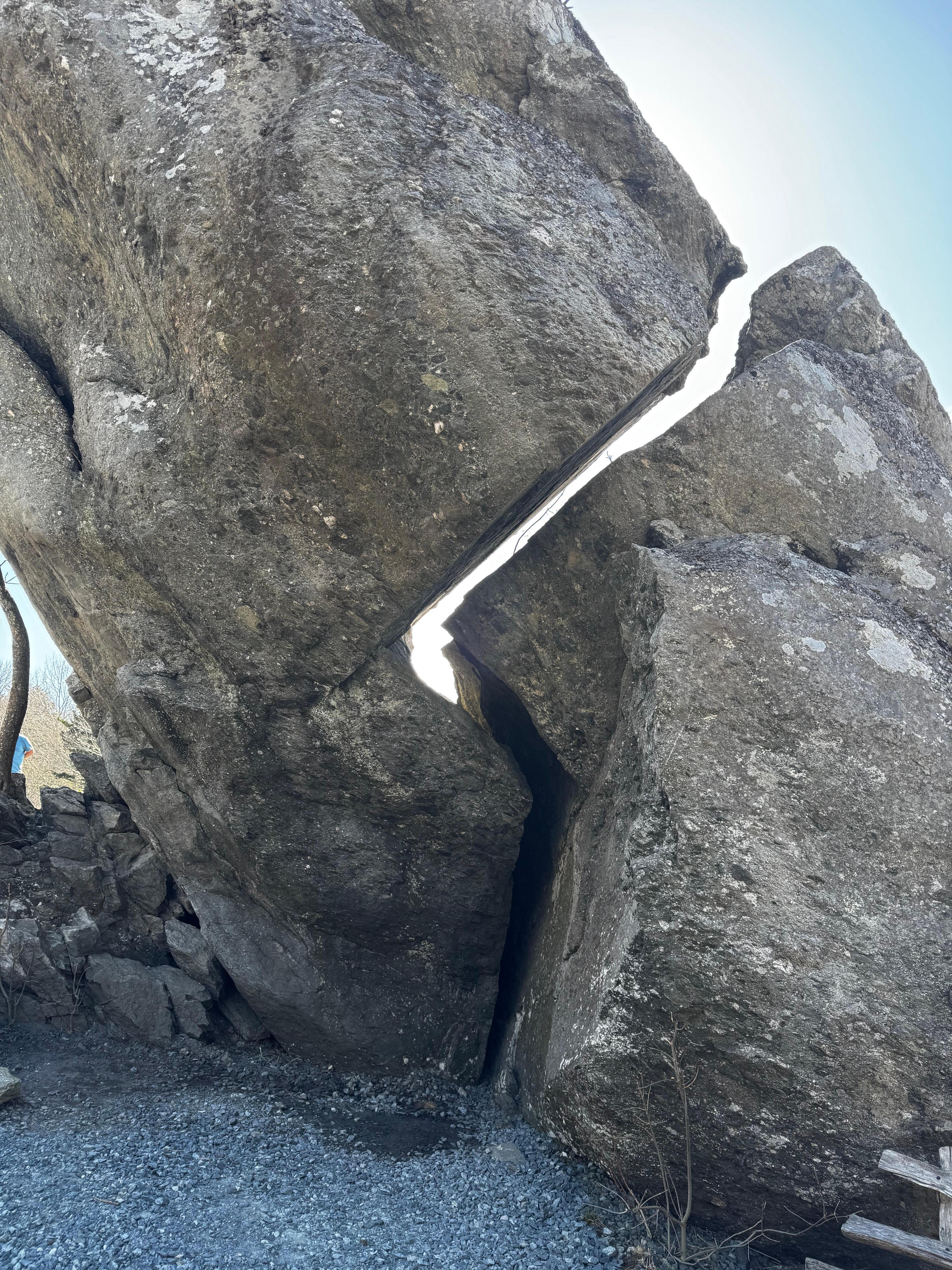 Split rock @Grandfather Mtn